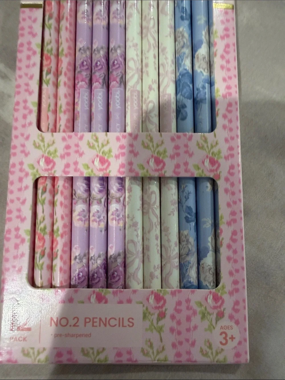 Yoobi unopened pencils floral